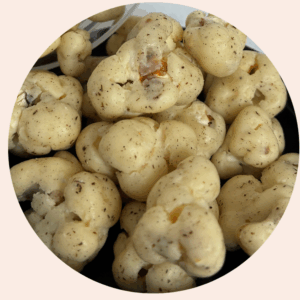 Pop corn chocolat blanc