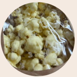 Pop-corn chocolat blanc