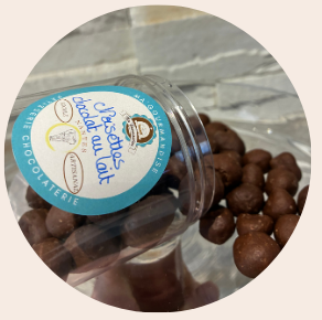Noisette chocolat au lait avec pot