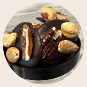 mendiants chocolat noir