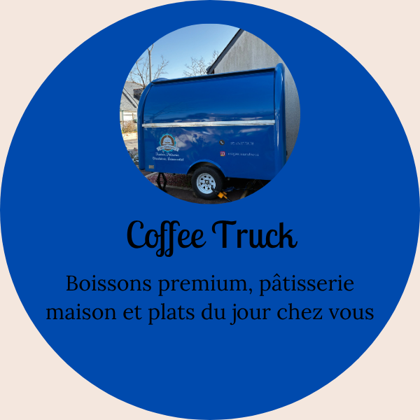 Boissons premium, pâtisserie maison et plats du jour chez vous